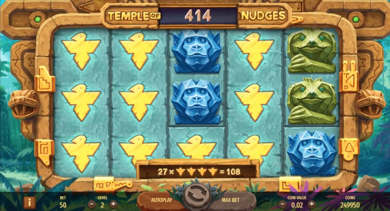 NetEnt Release Temple Of Nudges Video Slot