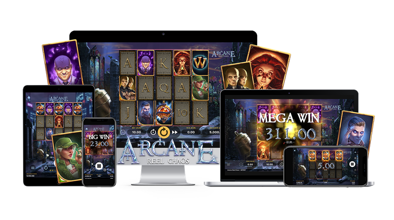 NetEnt Present The Scary Futuristic Slot Arcane Reel Chaos