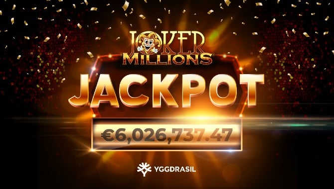 Yggdrasil’s Joker Millions Drops First Multi-Million Jackpot of 2022