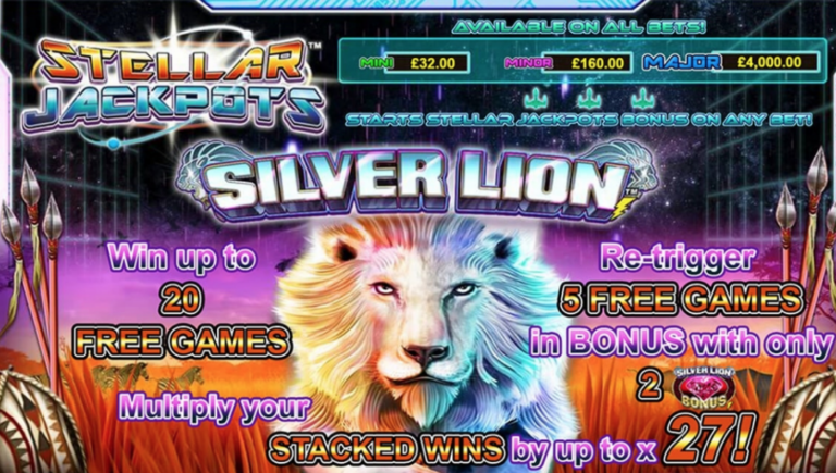Stellar Jackpots with Silver Lion