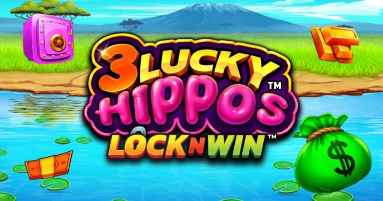 3 Lucky Hippos LockNWin